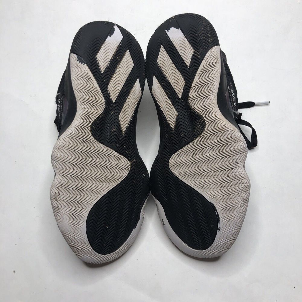 Adidas Mens Don Issue 1 EG6566 Black Basketball Shoes Sneakers Size 5.5 - Picture 10 of 10